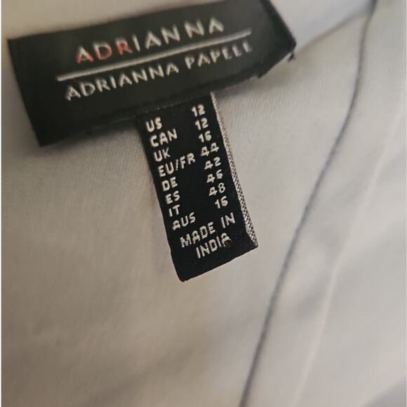 Adrianna by Adrianna Papell Women’s Beaded Halter Swing Dress – Size 12 - Picture 6 of 6